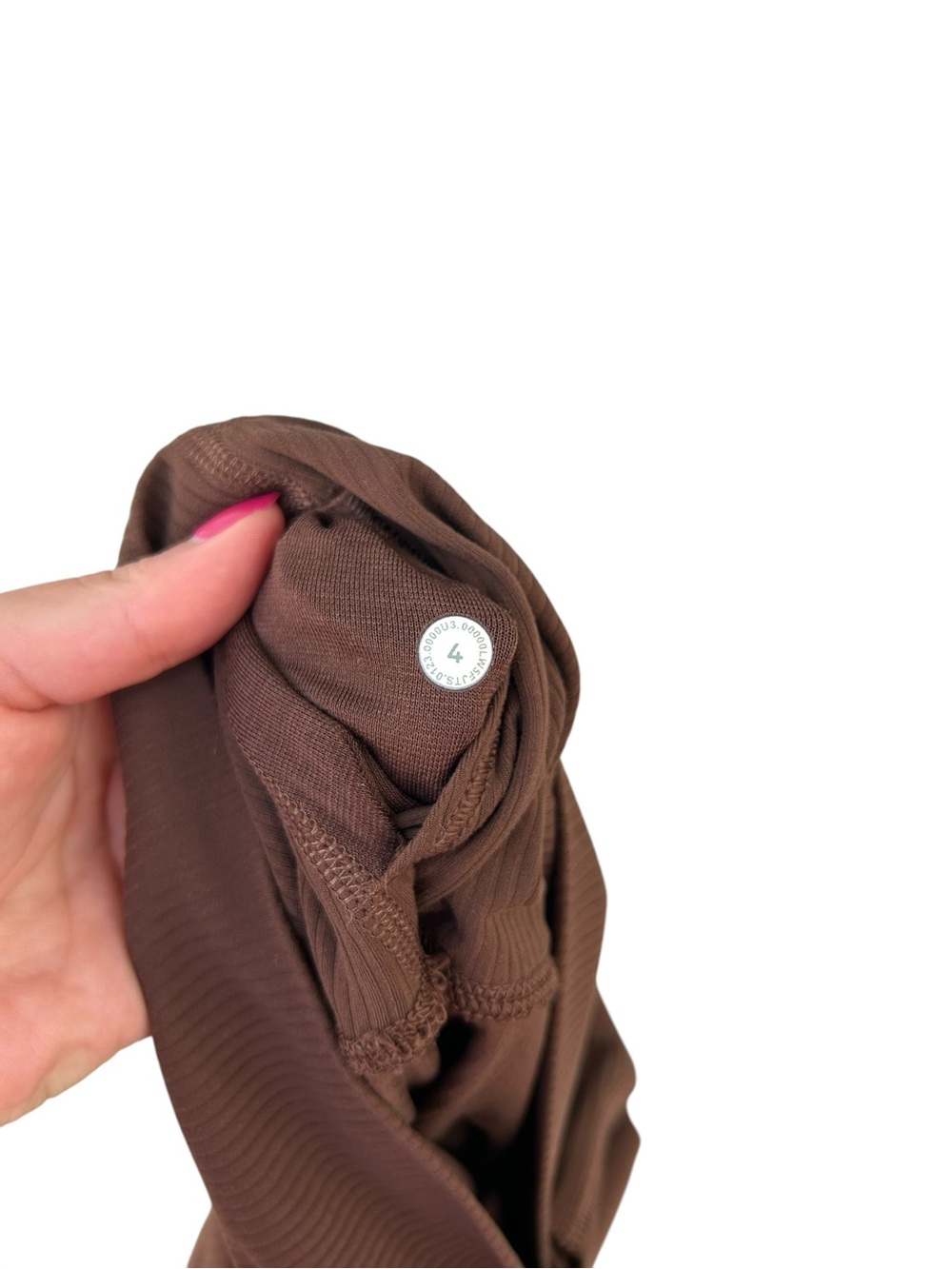 Lululemon Align Ribbed High-Rise Pant 25" - Size 4 - Roasted Brown - Picture 9 of 15